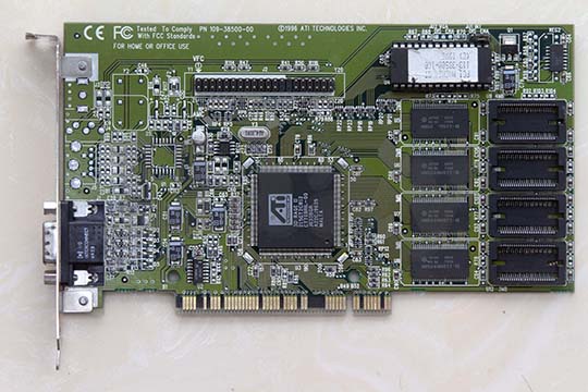 ATI Rage II 2MB 显示卡（ATI Rage II芯片）